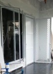 Pintu swing panel ACP untuk pintu utama